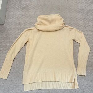 DVF Cozy Cream Turtleneck Sweater